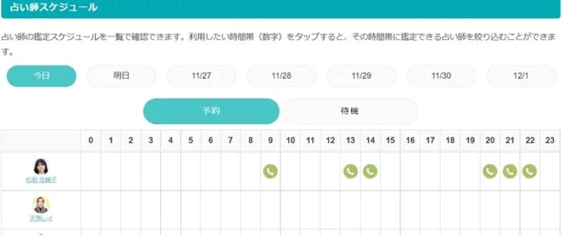 スケジュールから検索