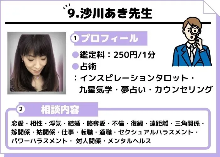 沙川あき先生