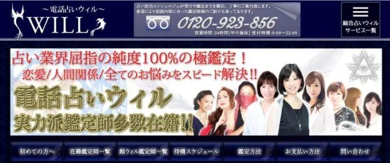 電話占いウィルの基本情報